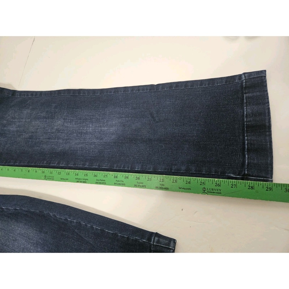 Talbots Wide-Leg Dark Wash Womens Trouser Jeans Size Small 4/28 - Picture 9 of 10